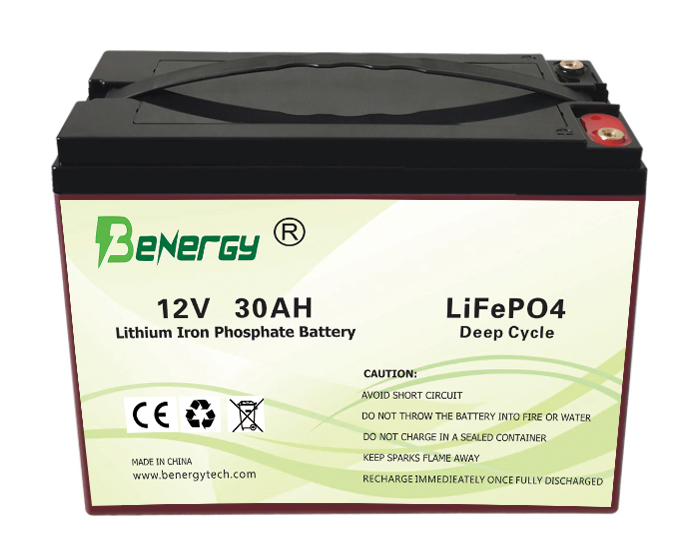 Bateria Lifepo4 12V 30AH EV Bateria Solar Bateria RV